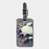 Niedliches Foto Gepäckanhänger (Vorderseite vertikal)