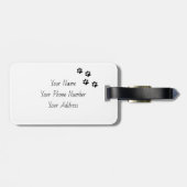 Niedliches Foto Gepäckanhänger (Rückseite horizontal)