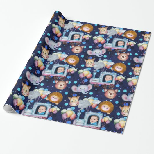 Niedliches Foto Geschenkpapier (Ungerollt)