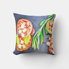 niedliches Foto "Griechische und mediterrane Ernäh Kissen