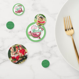 Niedliches Foto im Melon-Party Konfetti