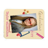 Niedliches Foto Mittlerer Abschluss Gefallen Magnet (Horizontal)