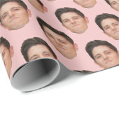 Niedliches Foto oder Pet-Papier, rosa Geschenkpapi Geschenkpapier (Rolleneckpunkt)