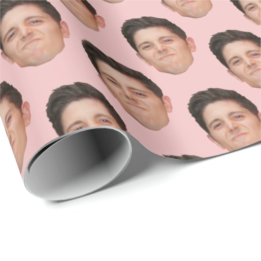 Niedliches Foto oder Pet-Papier, rosa Geschenkpapi Geschenkpapier (Rolleneckpunkt)