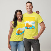 niedliches Foto "Orangefärbte Natur". Jetzt kaufen T-Shirt (Unisex)
