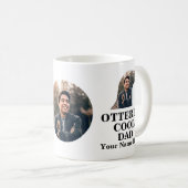 Niedliches Foto Otterly cool Papa Kaffeetasse (VorderseiteRechts)