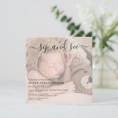 Niedliches Foto Party Einladung sehen (Stehend Vorderseite)