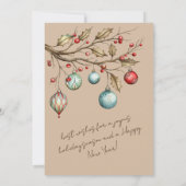 Niedliches Foto Rahmen Beige Farbe Weihnachten (Rückseite)