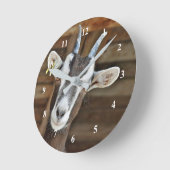 Niedliches Foto Runde Wanduhr (Winkel)