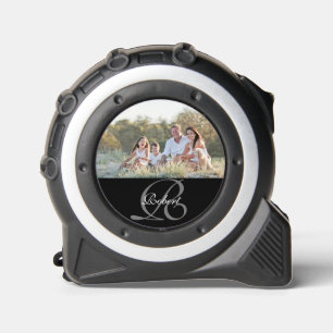 Niedliches Foto Trendy Monogram Modern Maßband