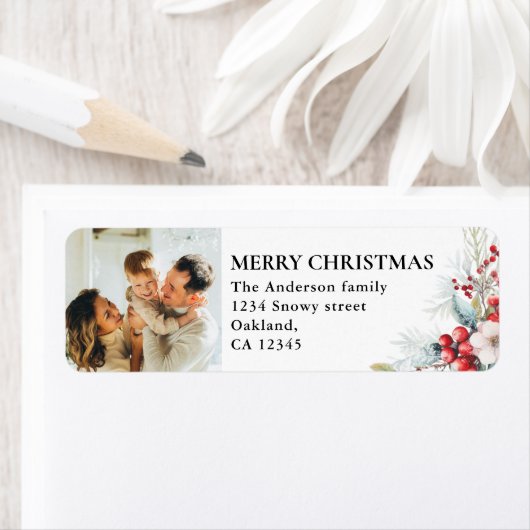 Niedliches Foto und Rote Berries | Green Frohe Wei (Insitu)