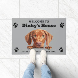 Niedliches Foto Vizsla Dog Fußmatte