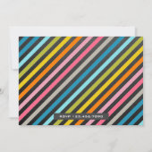 Niedliches Foto Vorschulbildung Abschluss Einladun Einladung (Rückseite)