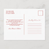 Niedliches Foto Weihnachten Geburtserklärung (Rückseite)