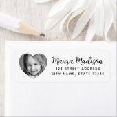 Niedliches Foto, weiße Rücksendeadresse (Insitu)