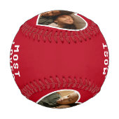 Niedliches Foto zum Daddy Vathers Day Baseball (Rückseite)