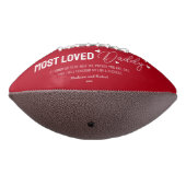 Niedliches Foto zum Daddy Vathers Day Football (Gedreht 270)