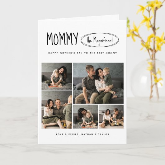 Niedliches Foto zum Muttertag Karte (Gelbe Blume)