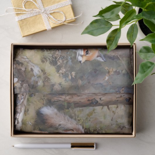 Niedliches Fox-Dekoupage-Tissue-Papier Seidenpapier (Geschenk)