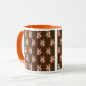 Niedliches Fox-Muster Tasse (Vorderseite Links)