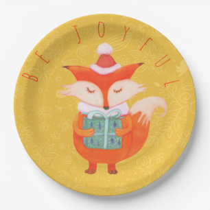 Niedliches Fox Paper Plate von Dreamlikeachildstor Pappteller