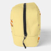 Niedliches Foxenmuster auf Gelb Waschbeutel (Rechts)