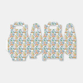 Niedliches Foxmuster Geschenkschachtel (Ungefaltet)