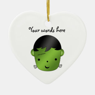 Niedliches Frankenstein Monster Keramik Ornament
