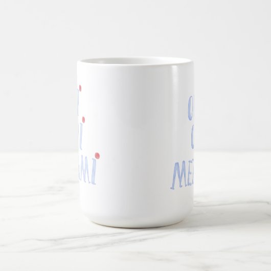 Niedliches Französisch Oui Oui Mez Ami Yes My Frie Kaffeetasse (Mittel)