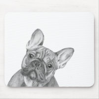 Niedliches französische Bulldogge mousemat