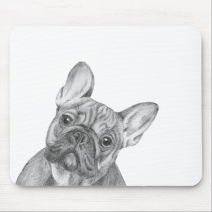 Niedliches französische Bulldogge mousemat Mousepad