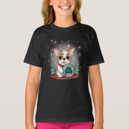 Niedliches französisches Bulldog Funny Happy New Y T-Shirt