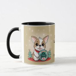 Niedliches französisches Bulldog Funny Happy New Y Tasse