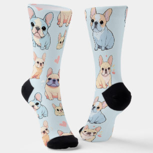 Niedliches französisches Bulldog-Muster Socken