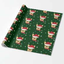 Niedliches französisches Bulldog-Weihnachtsmannmüt