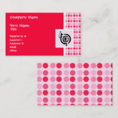 Niedliches französisches Horn Visitenkarte (Vorne/Hinten)