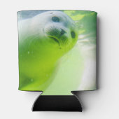 Niedliches freundliches Siegel Unterwasser Dosenkühler (Rückseite)