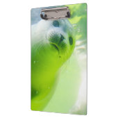 Niedliches freundliches Siegel Unterwasser Klemmbrett (Links)