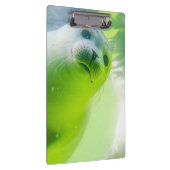 Niedliches freundliches Siegel Unterwasser Klemmbrett (Rechts)