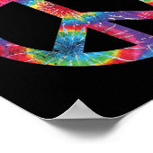 Niedliches Friedenszeichen Friedlich Protestreside Poster (Ecke)