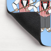 Niedliches Friseursalon-Quartett-Geschenk Mousepad (Ecke)