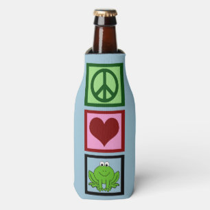 Niedliches Frosch-Grün Flaschenkühler