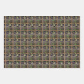 Niedliches Froschgesicht Tier Personalisiert Geschenkpapier Set (Vorderseite 2)