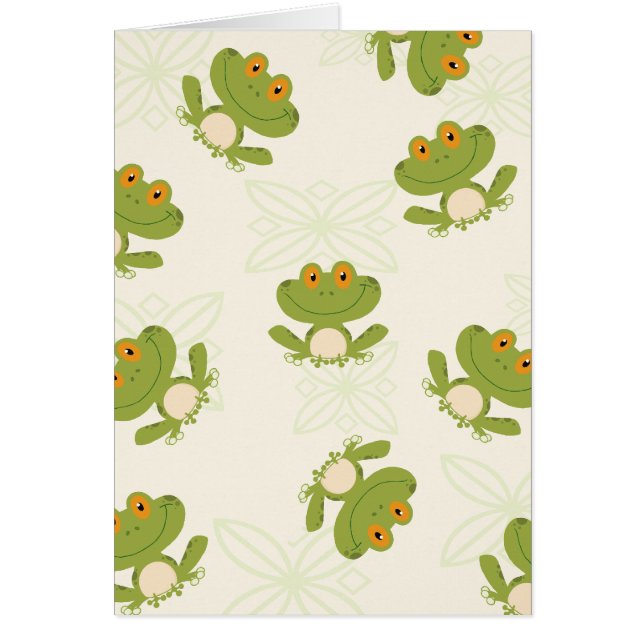 Niedliches Froschmuster (Vorne)
