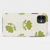 Niedliches Froschmuster Case-Mate iPhone Hülle (Rückseite (Horizontal))