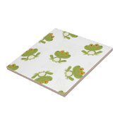 Niedliches Froschmuster Fliese (Seite)
