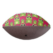 Niedliches Froschmuster Football (Gedreht 270)