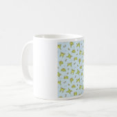 Niedliches Froschmuster Kaffeetasse (Vorderseite Links)