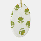 Niedliches Froschmuster Keramik Ornament (Rechts)