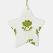 Niedliches Froschmuster Keramikornament (Rechts)